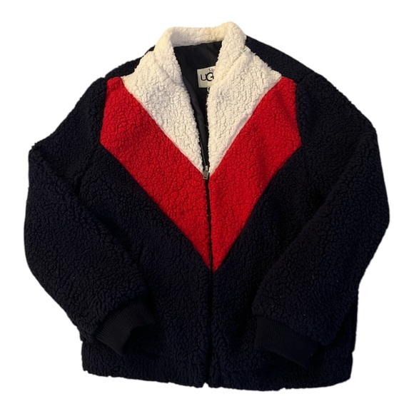 UGG Annalise Teddy Jacket Medium - Picture 3 of 5